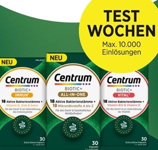 🦠 Centrum BIOTIC+ gratis ausprobieren