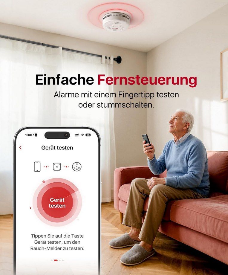 👨‍🚒 6x X Sense SD11 Smarter Rauchmelder mit WLAN + Basisstation für 103,84€ (statt 150€)