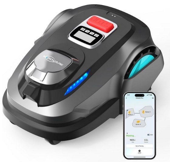👨‍🌾 YARDCARE N1600 PRO Mähroboter ohne Begrenzungskabel mit RTK & KI-Vision für 799,99€ (statt 1.000€)