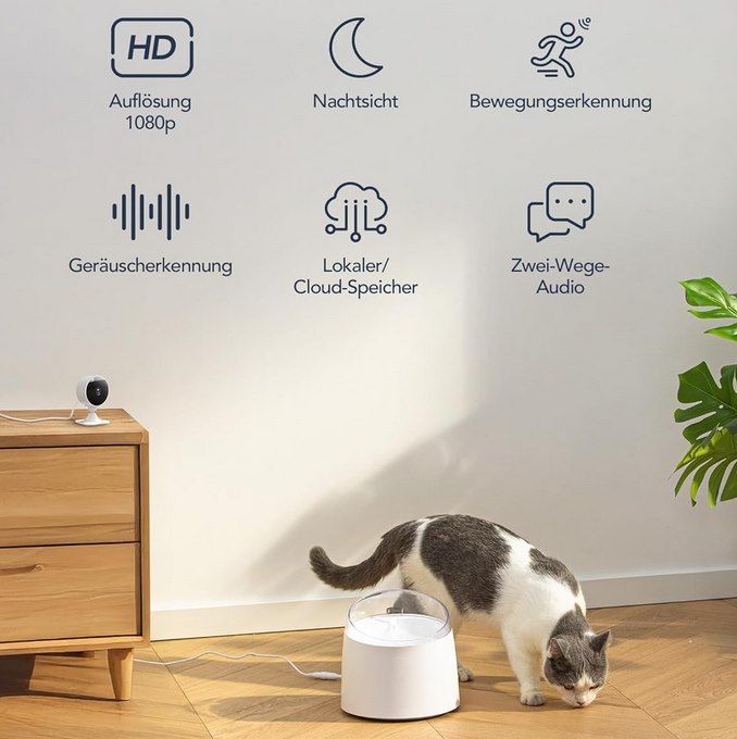 👀 GNCC GC3 1080p Überwachungskamera mit Bewegungserkennung für 10€ (statt 15€)