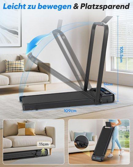 🏃 Cardirun 2 in 1 Laufband mit 10% Steigung für 119,99€ (statt 142€)