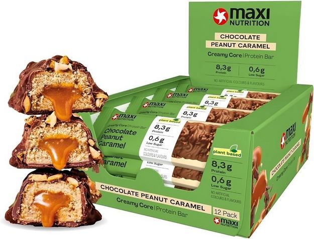 🥜 12x MaxiNutrition Creamy Core Bar Chocolate Peanut Caramel ab 15,93€ (statt 23€)