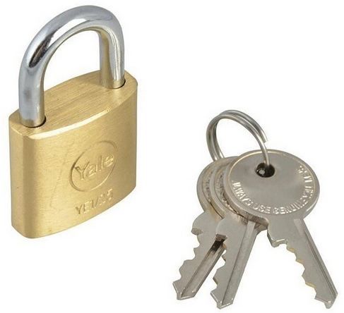 🔐 2x YALE Vorhängeschloss, 25mm inkl. 3 Schlüssel für 8,99€ (statt 19€)   Refurbished