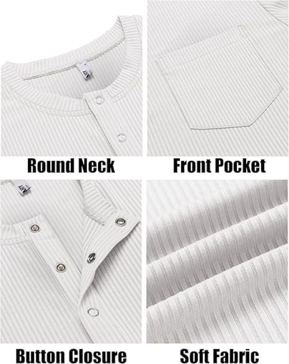 👕 Coofandy Henley T Shirt mit Knopfleiste in versch. Farben für je 10,19€ (statt 17€)