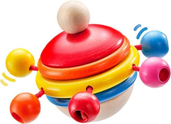 👶🏻 Selecta 61068 Rotondo Kreiselnder Greifling aus Holz für 11,43€ (statt 15€)