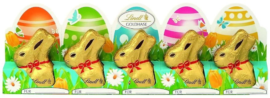 🐰 5 x 5er Pack Lindt & Sprüngli Mini Goldhase für 15,60€ (statt 25€)