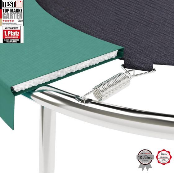 🦘 Ultrasport Deluxe Trampolin Outdoor Set, 366cm bis 150KG für 254,99€ (statt 300€)