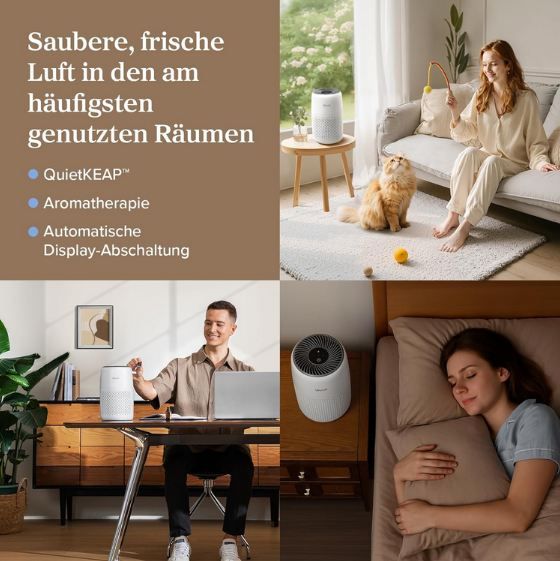 🌪️ Levoit Luftreiniger mit HEPA Filter & Aromatherapie für 42,49€ (statt 63€)