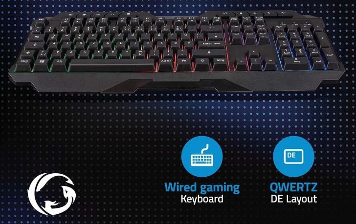 ⌨️ 2x Nedis Mechanische USB Gaming Tastatur mit RGB für 9,98€ (statt 38€)