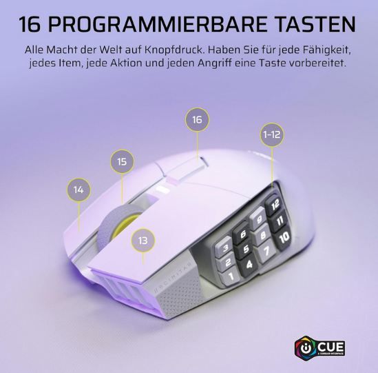 🖱️ Corsair Scimitar Elite Wireless SE MMO Gaming Maus, 33K DPI für 109,99€ (statt 138€) 🖱️ Corsair Scimitar Elite Wireless SE MMO Gaming Maus, 33K DPI für 109,99€ (statt 138€)