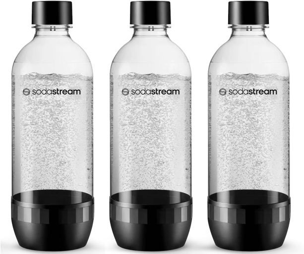 🥤 3er Pack SodaStream Kunststoff Wasserflasche, 1 Liter für 19,99€ (statt 27€)