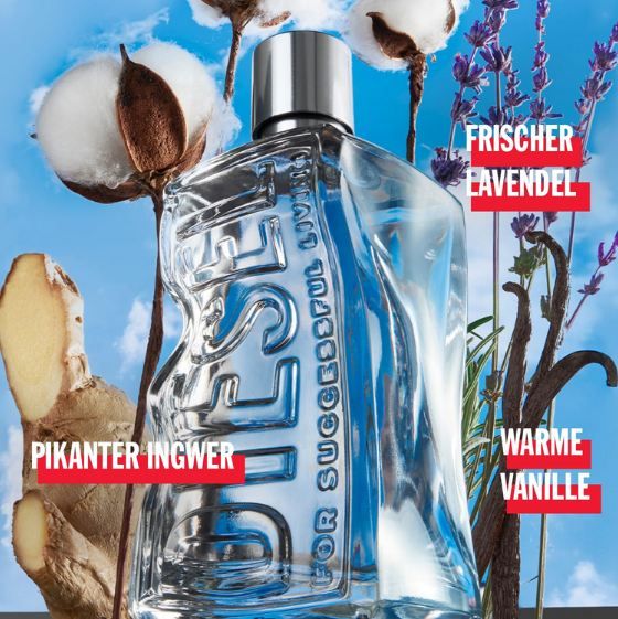👃🏻 Diesel D by Diesel Geschenkset mit EdT 30 ml & Duschgel 75 ml für 38,19€ (statt 46€)