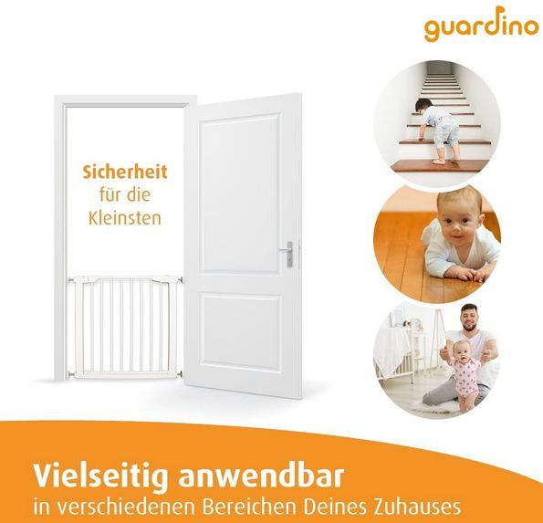 🚪 Reer Tür  & Treppenschutzgitter, 75cm + 7 14cm Verlängerung für 29,99€ (statt 46€)