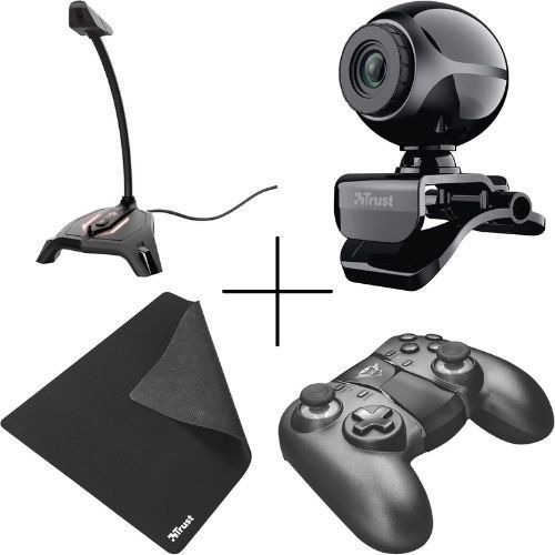 🎮 Trust Gaming Komplettset mit Controller, Mic, Cam & Pad für 29,99€ (statt 54€) – Refurb.