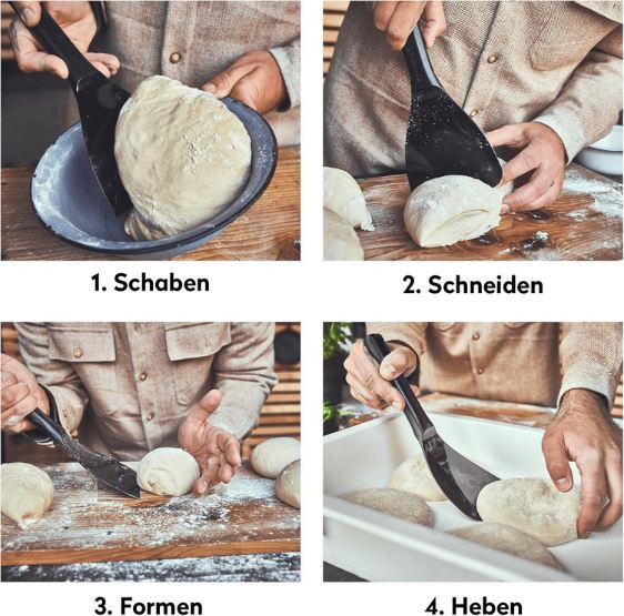 🍕 Burnhard Teigspachtel für Pizza & andere Teige für 11,92€ (statt 20€)