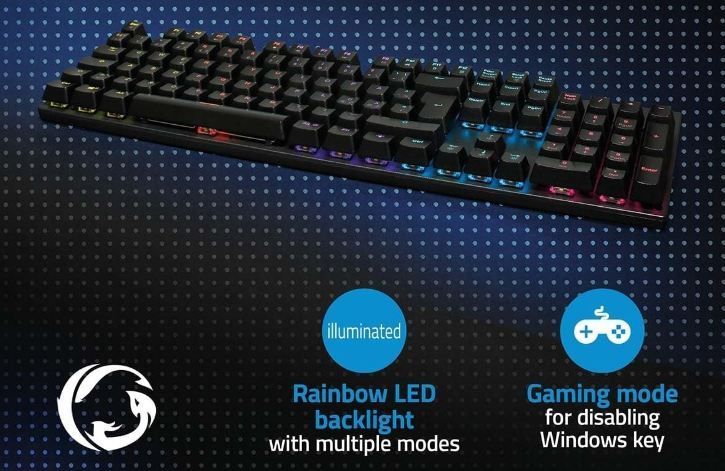⌨️ Nedis Mechanische Gaming-Tastatur mit LED im US od. ND Layout für 9,99€ (statt 38€) ⌨️ Nedis Mechanische Gaming Tastatur mit LED im US od. ND Layout für 9,99€ (statt 38€)