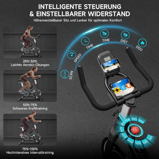 🚲 Wenoker Fahrrad Heimtrainer mit APP & Magnetwiderstand für 131,99€ (statt 240€) 🚲 Wenoker Fahrrad Heimtrainer mit APP & Magnetwiderstand für 131,99€ (statt 240€)
