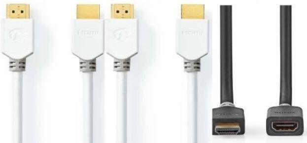 📺  50% auf 2x Nedis High Speed HDMI Kabel   z.B. 2x 2m Verlängerung 9,98€ (statt 20€)