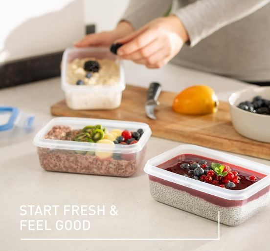 🍱 5er Set Emsa Clip & Close Frühstücks Frischhaltedosen, 0,55L für 18,99€ (statt 27€)