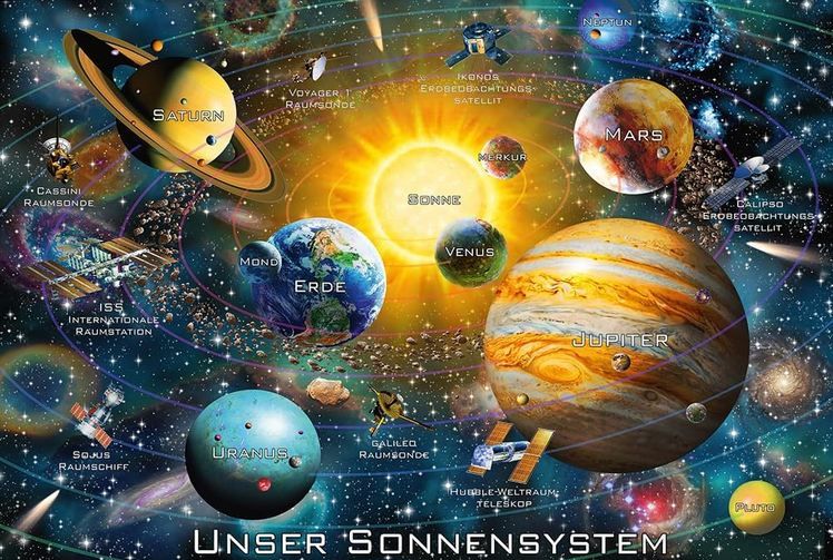 🧩 Schmidt Spiele Unser Sonnensystem, 200 Teile Kinderpuzzle für 6,49€ (statt 11€)