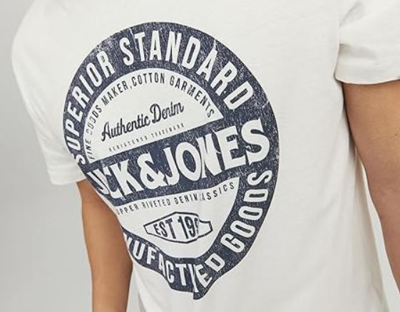 👕 Jack & Jones Jeans O Neck Logo T Shirt ab 8,98€ (statt 16€)