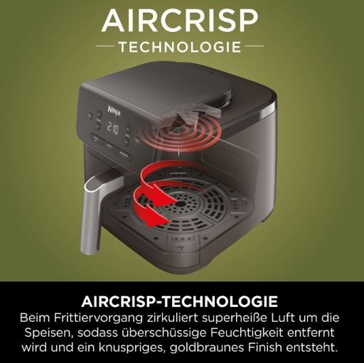 🍟 Ninja AF110EU AirFryer mit 4,7L & 2.000W für 69,99€ (statt 86€) 🍟 Ninja AF110EU AirFryer mit 4,7L & 2.000W für 69,99€ (statt 86€)