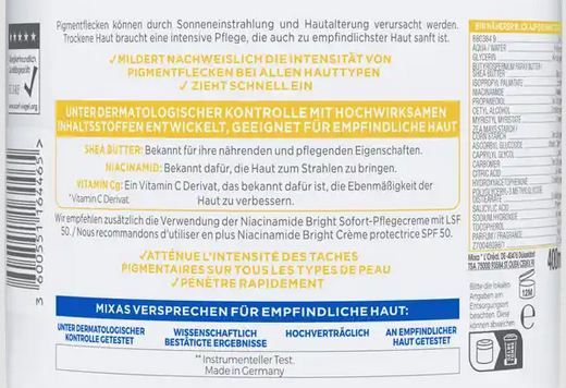 🧴 2er Pack Mixa Niacidamide Bright Körpercreme für 11,86€ (statt 16€)