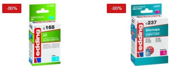 🖨️ Edding Druckerpatronen für nur 1,99€ pro Stück zzgl. 3,90€ Versand