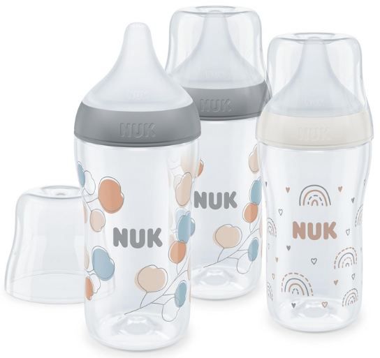 🍼 3er Pack NUK Perfect Match Babyflaschenset, 260ml für 14,69€ (statt 21€)
