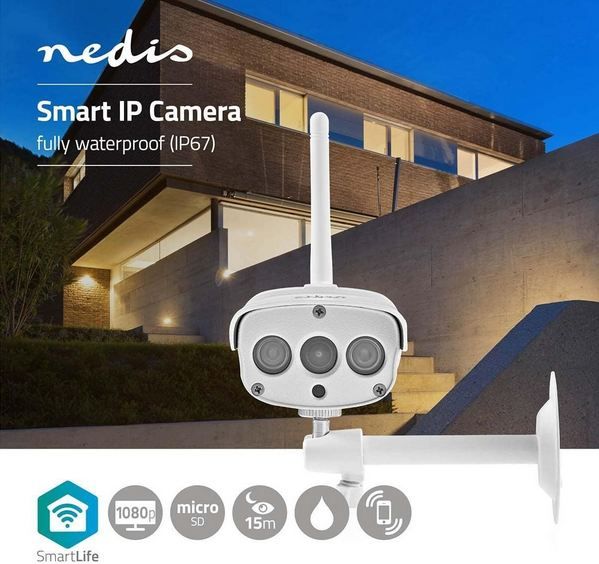 🤔 Gutscheinfehler! 📹 Nedis WIFICO030GWT SmartLife WLAN FHD Kamera für 19,98€ (statt 79€)