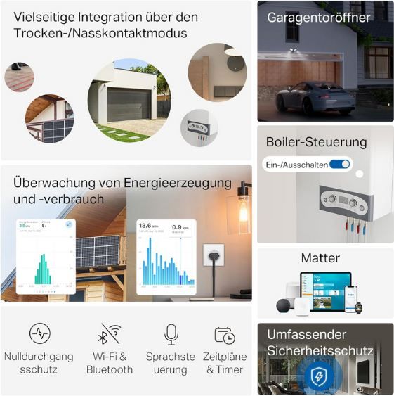 🏠 Tapo S110E WLAN & Bluetooth Smart Relaisschalter (1 Kanal) für 16,91€ (statt 26€)