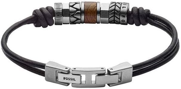 💍 Fossil JF84196 Leder  & Edelstahlarmband für 31,34€ (statt 39€)