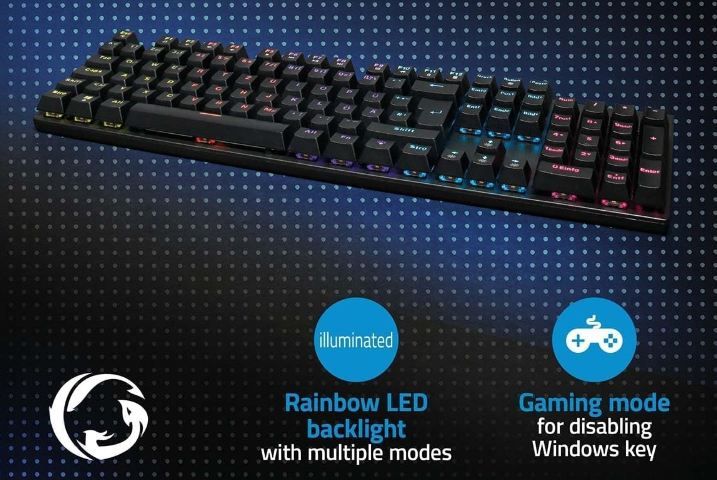 ⌨️ Nedis Mechanische Gaming Tastatur mit LED Beleuchtung für 14,99€ (statt 41€)