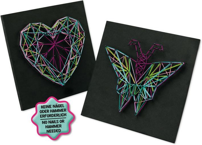 🪡 Lena 42650 String Art Bastelset mit Schmetterling & Herz für 8,54€ (statt 12€)
