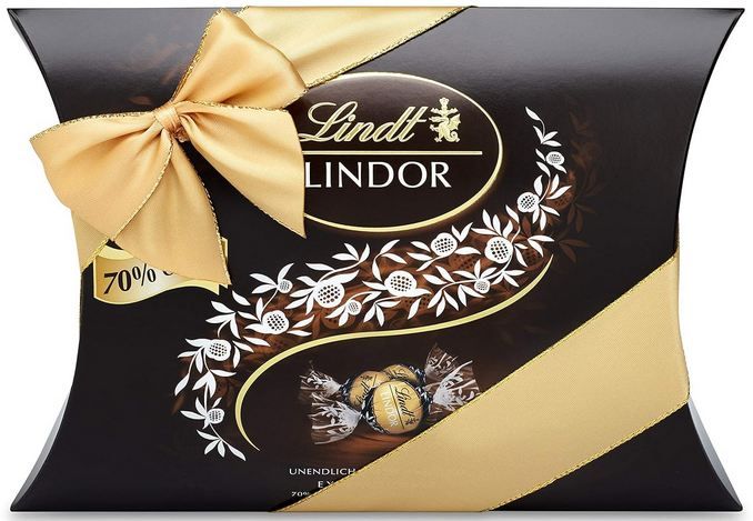 🍬 Lindt Lindor 70 % Kakao Edelbitter Kugeln, ca. 25 Stk. für 13,69€ (statt 18€)