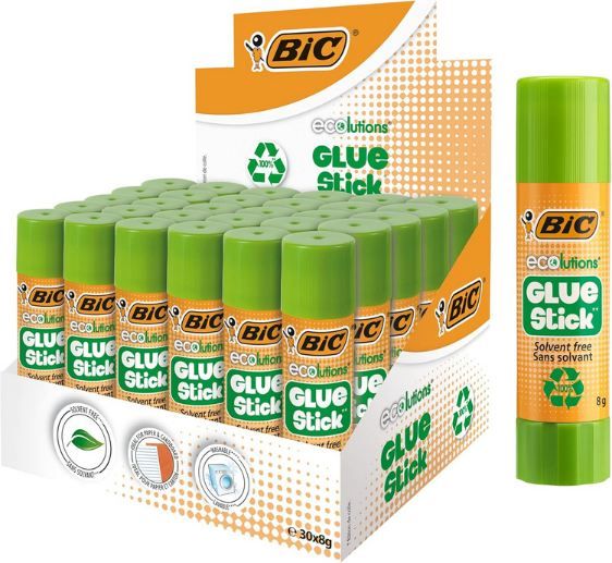 📋 30er Pack BIC Klebestift Glue Stick ECOlutions für 15,59€ (statt 22€)