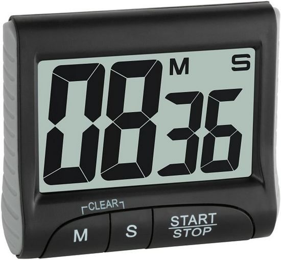 ⏱️ TFA Dostmann Digitaler Timer & Stoppuhr für 5,99€ (statt 10€)
