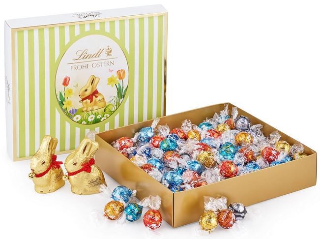 🐰 1,2kg Lindt Oster Mischpaket mit 2 Goldhasen + Lindor Kugeln für 24,29€ (statt 30€)