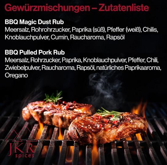 🥩 900g JKR Spices Magic Dust Rub ab 9,79€ (statt 17€)