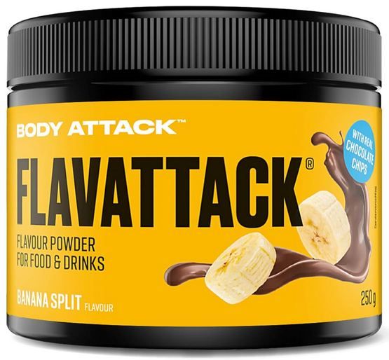 🍌 Body Attack Flavattack Banana Split Flavour Pulver, 250g für 11,99€ (statt 19€)