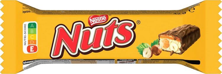 🍫 24er Pack Nestle Nuts Schokoriegel mit Haselnüssen & Karamell für 11,99€ (statt 20€)