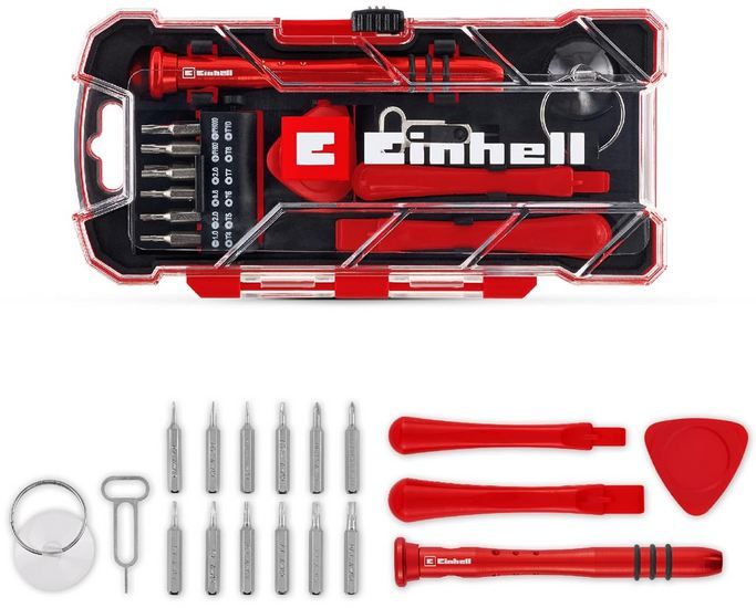 🪛 Einhell Smartphone & Feinelektronik Reparaturset, 18 tlg. für 8,21€ (statt 16€)