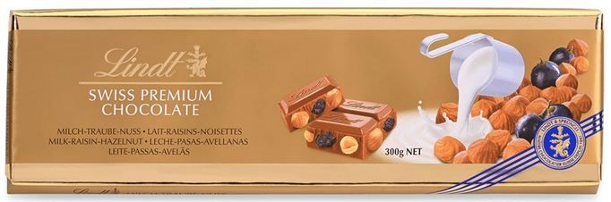 🍫 Lindt Swiss Premium Traube-Nuss Schokoladen Tafel, 300g für 7€ (statt 13€) 🍫 Lindt Swiss Premium Traube Nuss Schokoladen Tafel, 300g für 7€ (statt 13€)