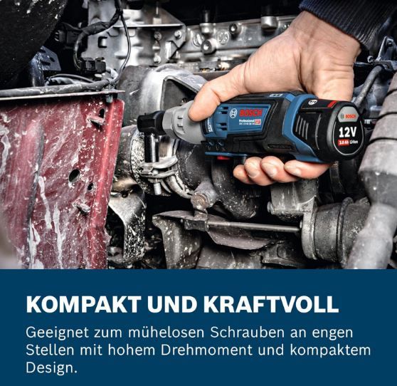 🪛 Bosch Professional GRC 12V 60 3/8 SN 12V Akku Ratschenschrauber für 135€ (statt 153€)