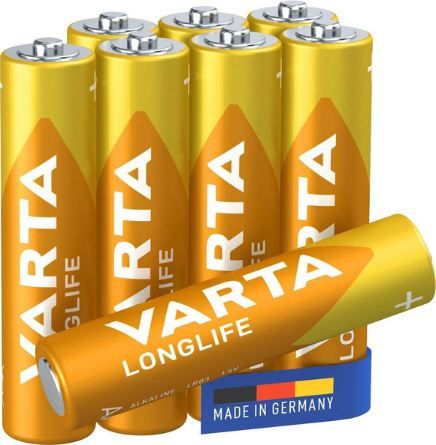 🔋 24er Pack VARTA Longlife Alkaline AAA Batterien LR03, 1,5V für 9,74€ (statt 20€)