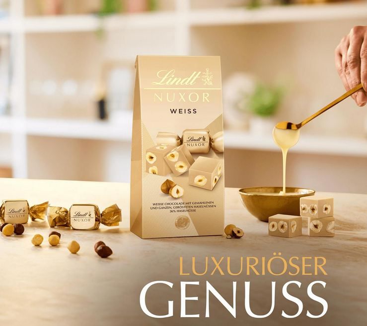 🌰 Lindt Nuxor weiße Schokolade Pralinen mit Haselnuss ab 4,84€ (statt 7€)