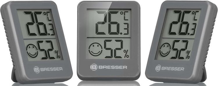 🌡️ 3er Set Bresser Temeo Digitale Thermo  & Hygrometer für 7,96€ (statt 13€)