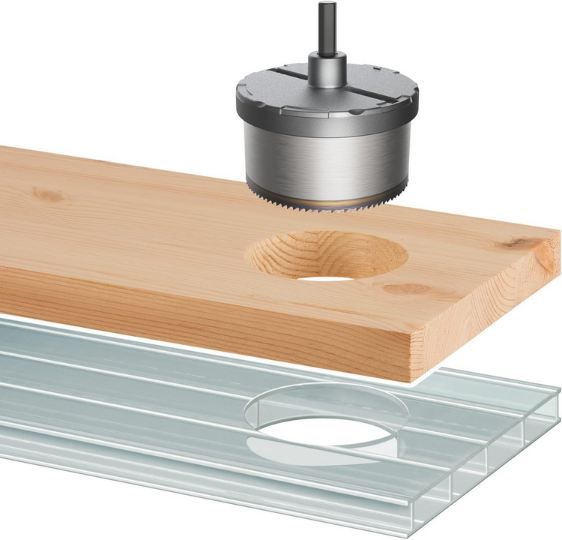 🪚 Wolfcraft Professional Mehrkranzlochsäge Satz, Ø 25 62 mm für 5,80€ (statt 14€)