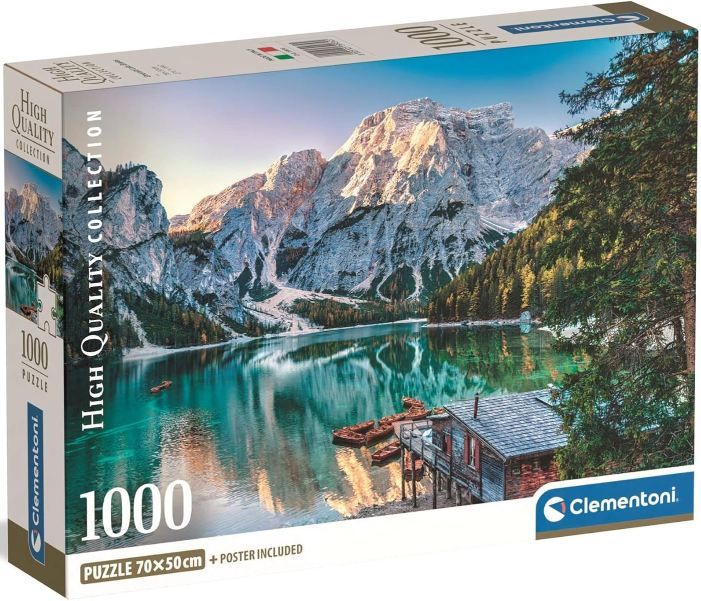 🧩 Clementoni Emerald Braies Lake 1000 Teile Puzzle für 6,73€ (statt 16€)