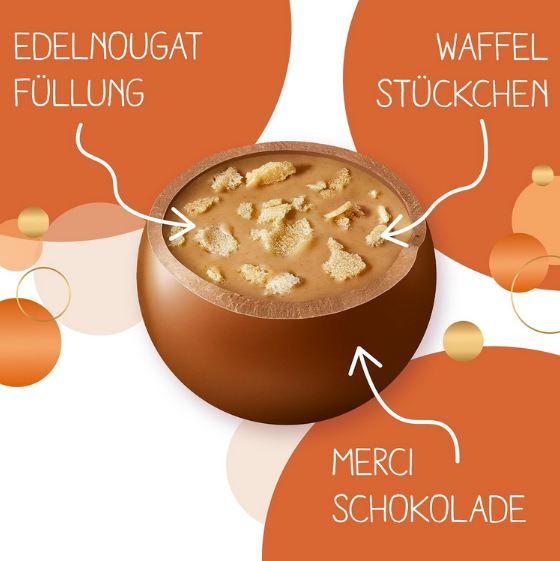 🍫 1kg merci lovelies Nougat Crunch Schokokugeln für 15€ (statt 18€)